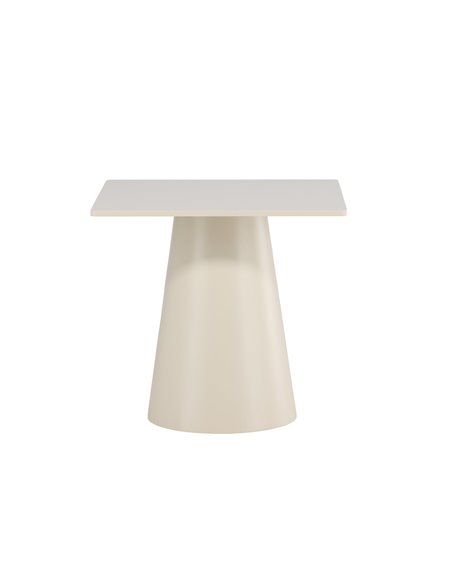 Matbord Lanzi, 80 × 80 cm, Beige