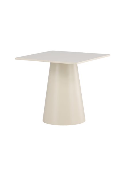 Matbord Lanzi, 80 × 80 cm, Beige