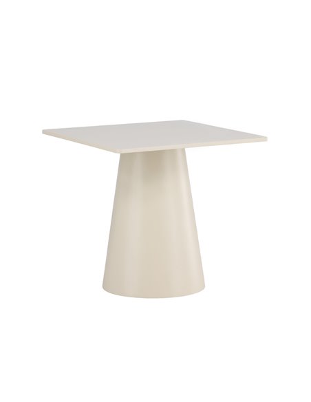 Matbord Lanzi, 80 × 80 cm, Beige