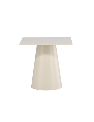 Matbord Lanzi, 80 × 80 cm, Beige