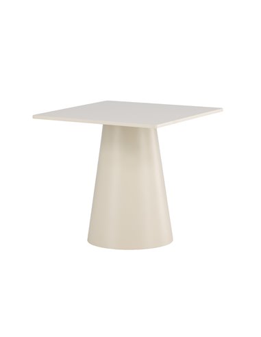 Matbord Lanzi, 80 × 80 cm, Beige