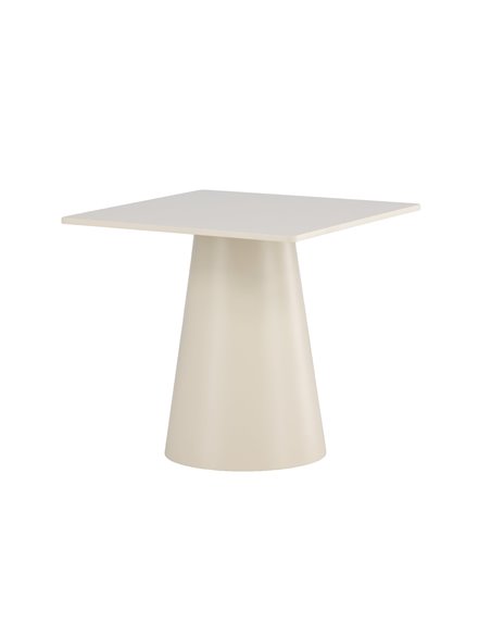 Matbord Lanzi, 80 × 80 cm, Beige