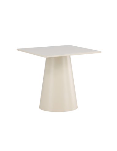 Matbord Lanzi, 80 × 80 cm, Beige