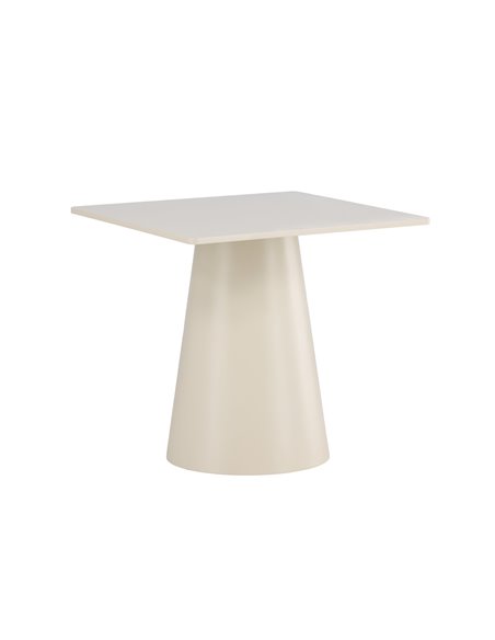 Matbord Lanzi, 80 × 80 cm, Beige