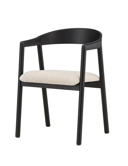 Matstol Långön, Beige/Svart