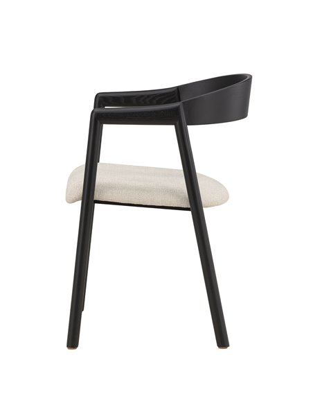 Matstol Långön, Beige/Svart