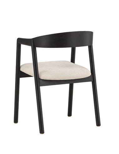 Matstol Långön, Beige/Svart