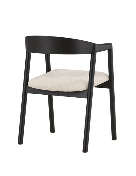 Matstol Långön, Beige/Svart