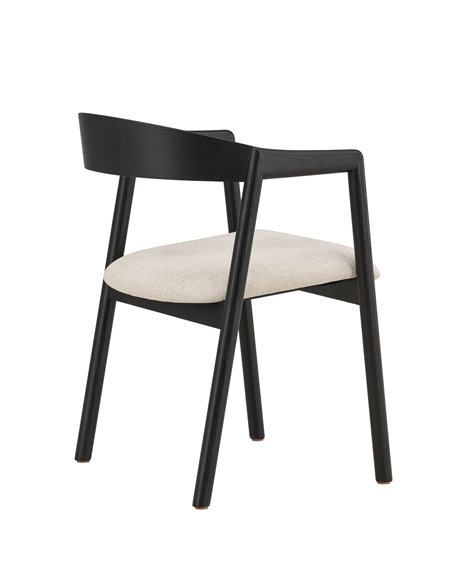 Matstol Långön, Beige/Svart