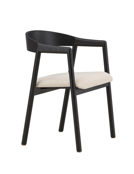 Matstol Långön, Beige/Svart