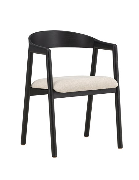 Matstol Långön, Beige/Svart