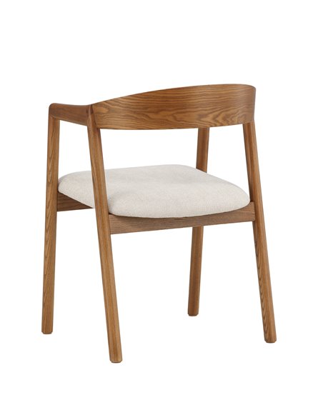 Matstol Långön, Beige/Mörkbrun