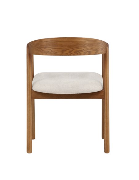 Matstol Långön, Beige/Mörkbrun