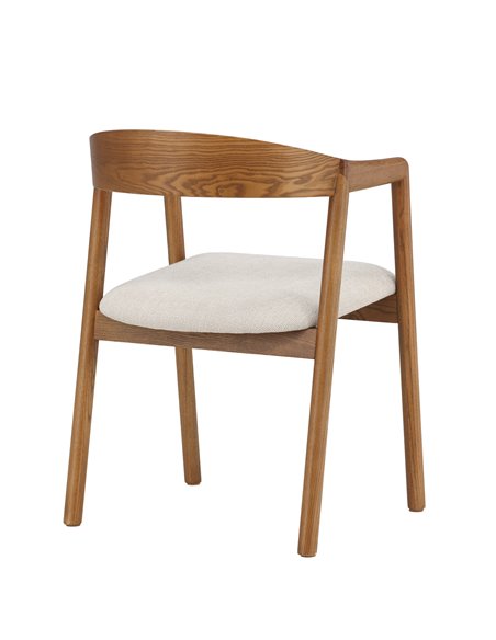 Matstol Långön, Beige/Mörkbrun