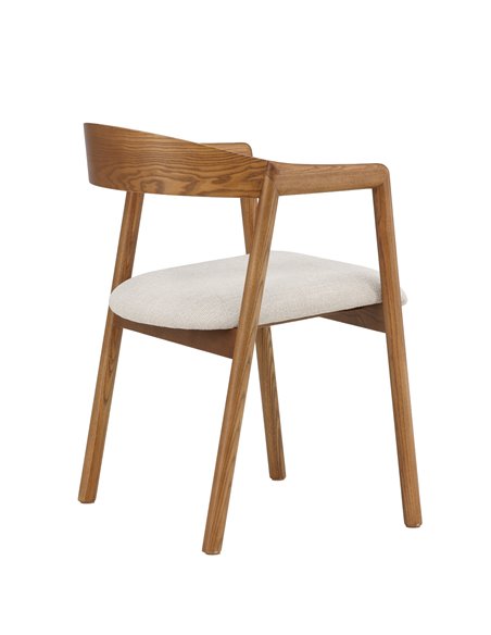 Matstol Långön, Beige/Mörkbrun