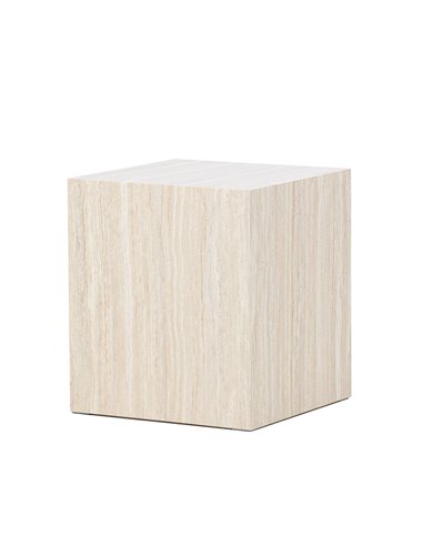 Soffbord York, 40 × 40 cm, Beige