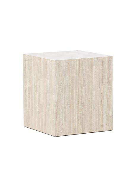 Soffbord York, 40 × 40 cm, Beige