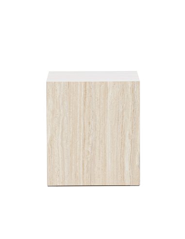 Soffbord York, 40 × 40 cm, Beige