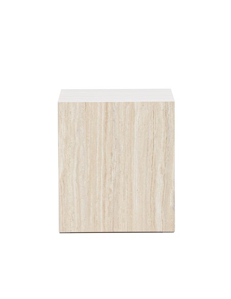 Soffbord York, 40 × 40 cm, Beige