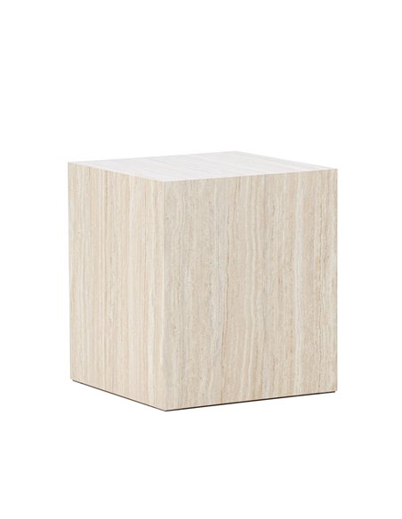 Soffbord York, 40 × 40 cm, Beige
