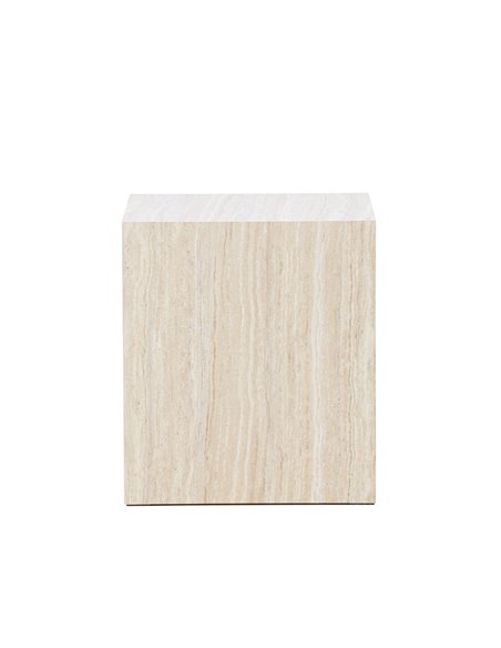 Soffbord York, 40 × 40 cm, Beige