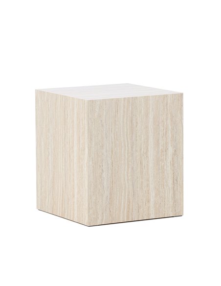Soffbord York, 40 × 40 cm, Beige