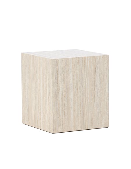 Soffbord York, 40 × 40 cm, Beige