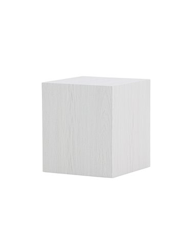 Soffbord York, 40 × 40 cm, Vitlaserad