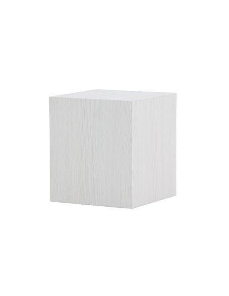 Soffbord York, 40 × 40 cm, Vitlaserad