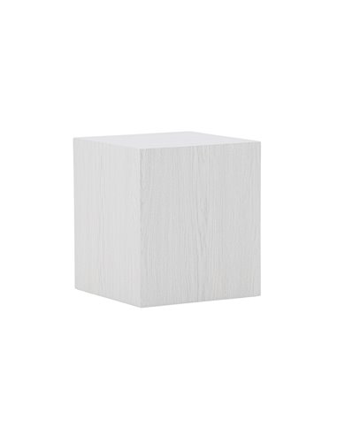Soffbord York, 40 × 40 cm, Vitlaserad