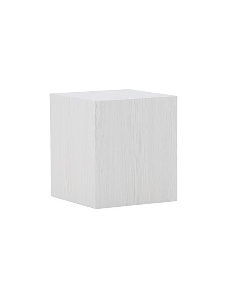 Soffbord York, 40 × 40 cm, Vitlaserad