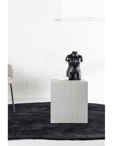 Soffbord York, 40 × 40 cm, Vitlaserad