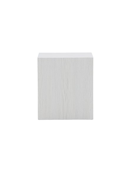 Soffbord York, 40 × 40 cm, Vitlaserad