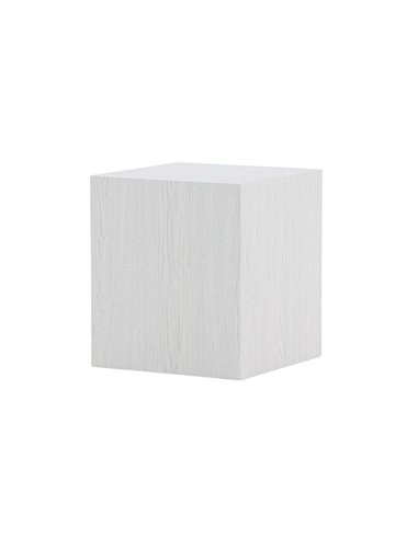 Soffbord York, 40 × 40 cm, Vitlaserad
