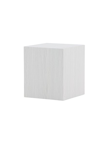 Soffbord York, 40 × 40 cm, Vitlaserad