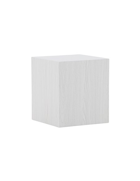 Soffbord York, 40 × 40 cm, Vitlaserad