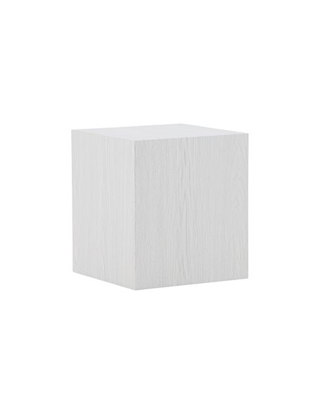 Soffbord York, 40 × 40 cm, Vitlaserad