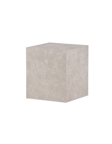 Soffbord York High, 40 × 40 cm, Beige