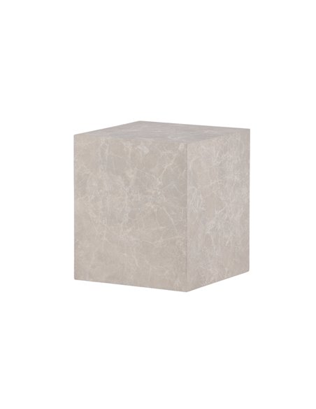 Soffbord York High, 40 × 40 cm, Beige