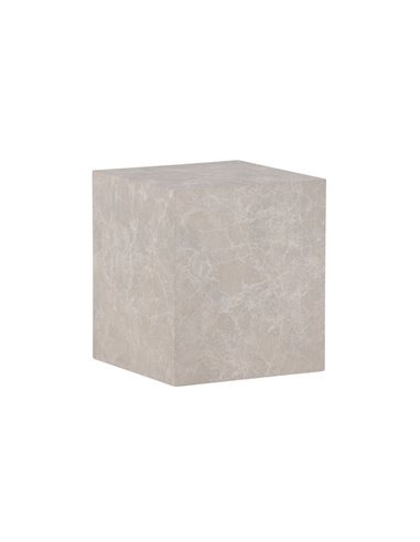 Soffbord York High, 40 × 40 cm, Beige