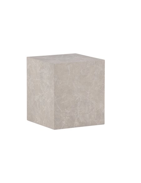 Soffbord York High, 40 × 40 cm, Beige