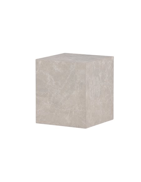 Soffbord York High, 40 × 40 cm, Beige