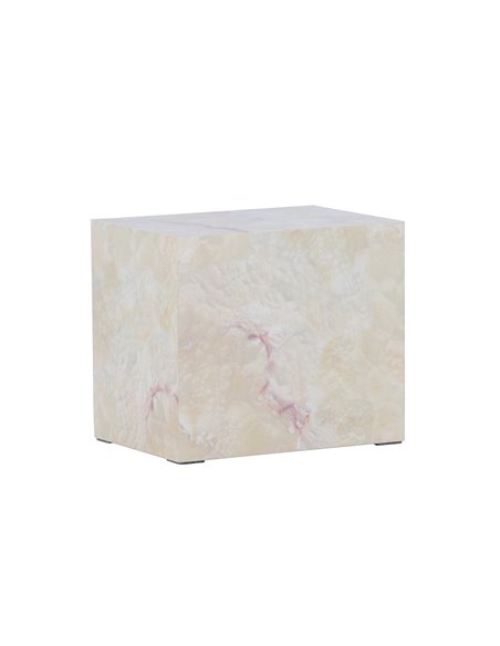 Sidobord York, 35 × 25 cm, Beige