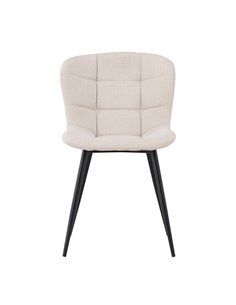 Matstol Lily, Beige/Svart