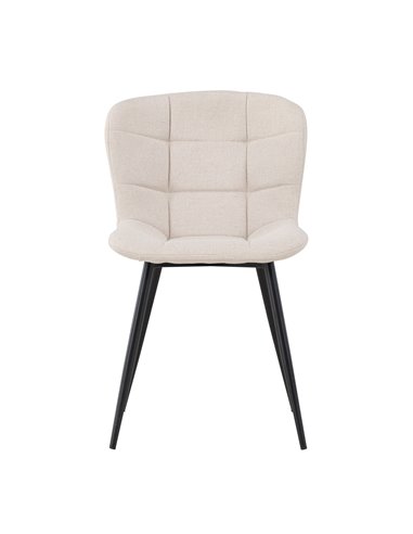 Matstol Lily, Beige/Svart