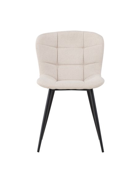 Matstol Lily, Beige/Svart