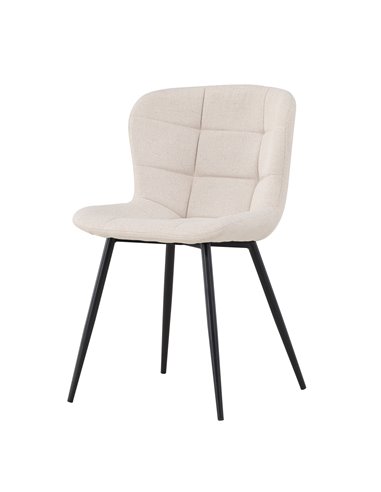 Matstol Lily, Beige/Svart