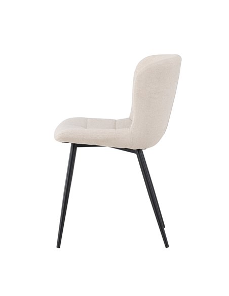 Matstol Lily, Beige/Svart