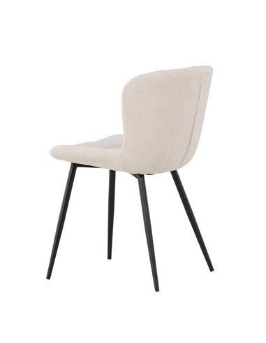 Matstol Lily, Beige/Svart