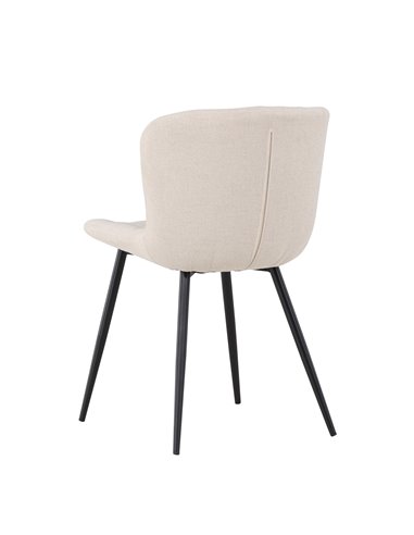 Matstol Lily, Beige/Svart